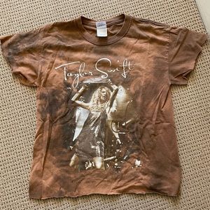 Taylor Swift Fearless Tour Bleach Dye tshirt